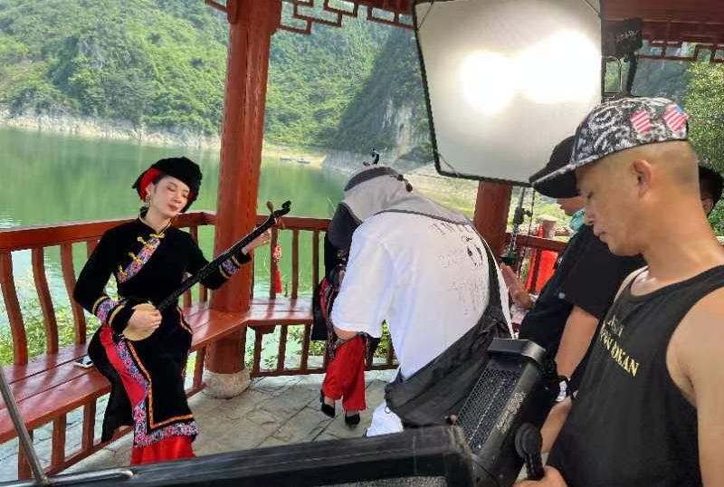 节目录制现场。广西艺术学院供图
